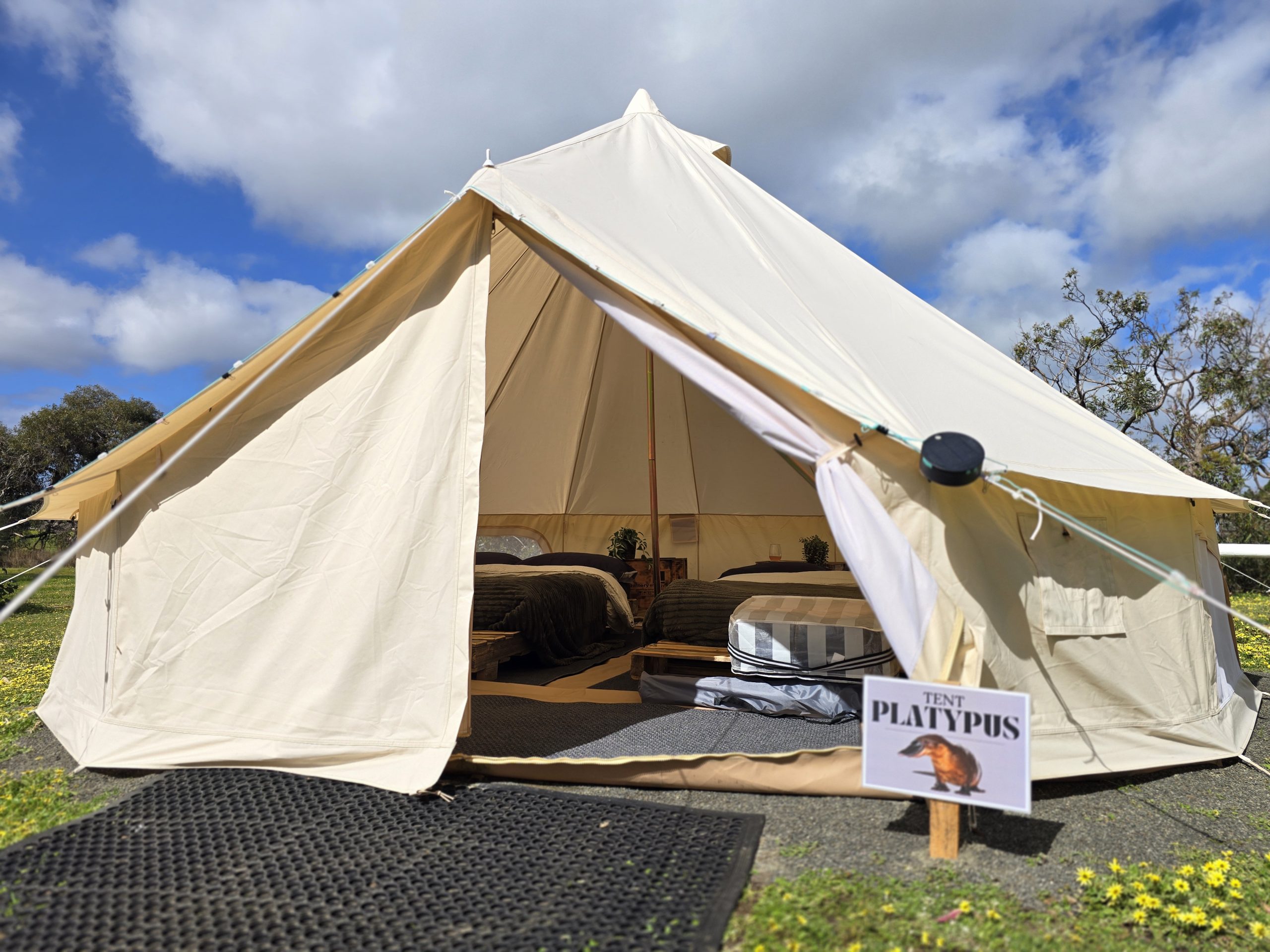 bell tent kangaroo island tours